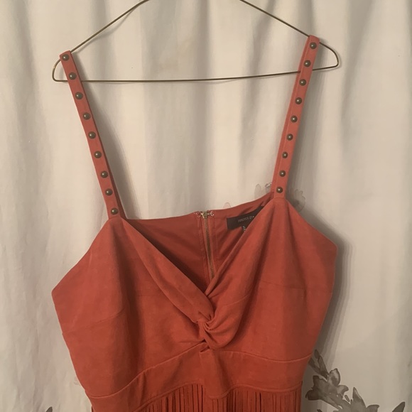 3 XL unique studded top. Zip up back and opens. Super soft. Long long tassels - Picture 3 of 5
